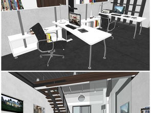 Loft工作室SU模型設(shè)計(jì)圖 打造高效創(chuàng)意的辦公空間